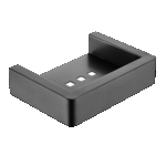 IVANO Gun Metal Grey Soap Dish Holder | GM7006.TR