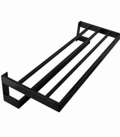 IVANO Series Black Double Towel Holder 600mm