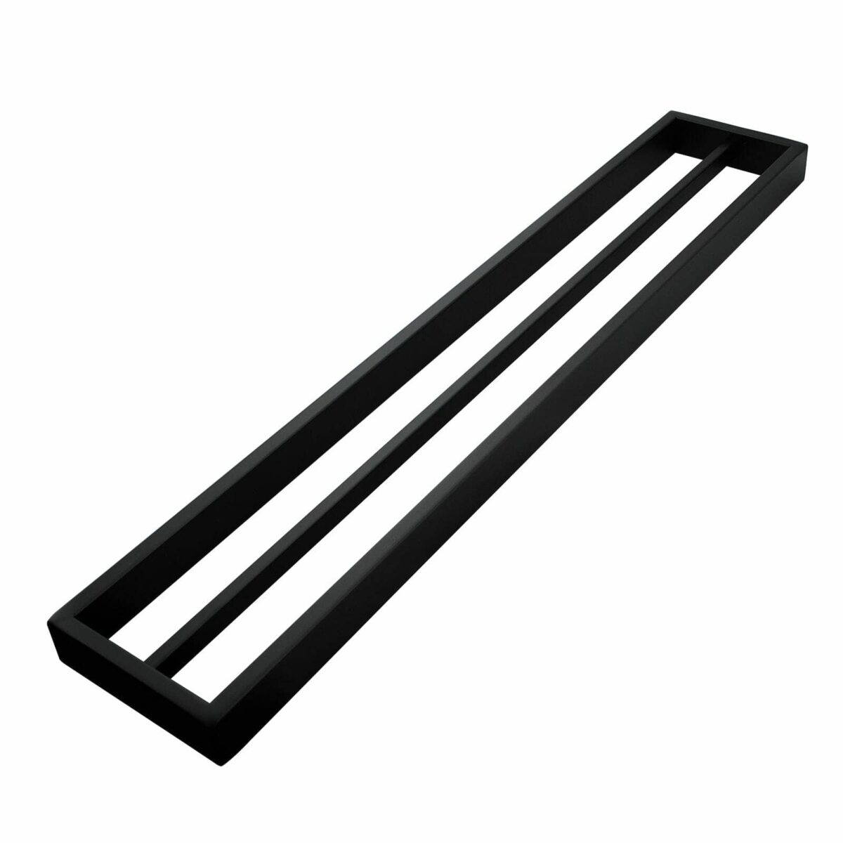 IVANO Series Black Double Towel Rail 600mm