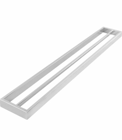 IVANO Series Chrome Double Towel Rail 800mm