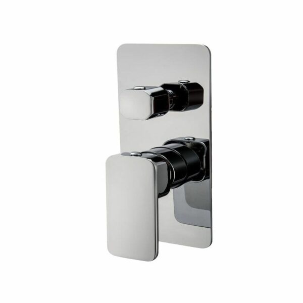 IVANO Series Solid Brass Chrome Bath/Shower Wall Mixer with Diverter Wall Mounted | CH0225-2.ST