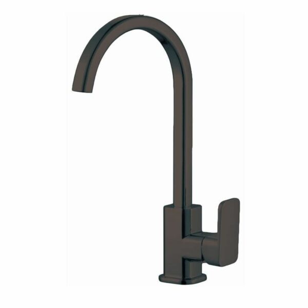 IVANO Square Matt Black Kitchen Mixer | OX0228.KM