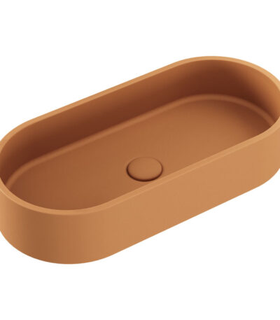 Jada Pill Concrete Above Counter Basin, Tuscan