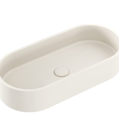 Jada Pill Concrete Above Counter Basin, Warm White
