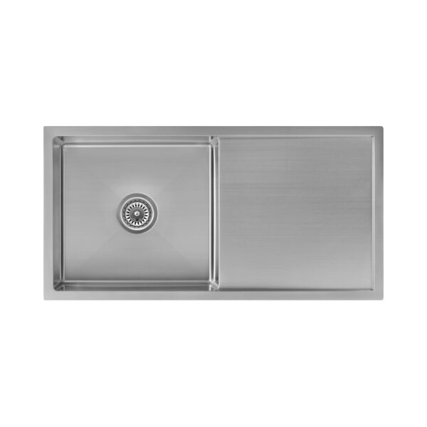 Jai Single Kitchen Sink 880mm - Stainless Steel