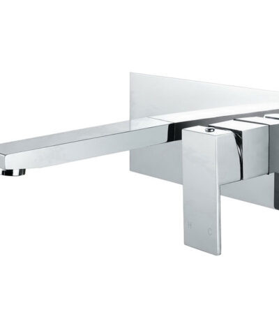Jet Wall Mixer With Spout