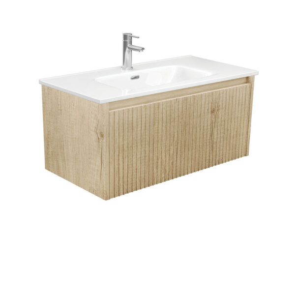 Joli Alina Scandi Oak 900 Wall-Hung Vanity