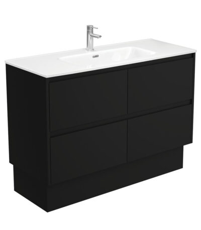 Joli Amato 1200 Satin Black Vanity On Kick