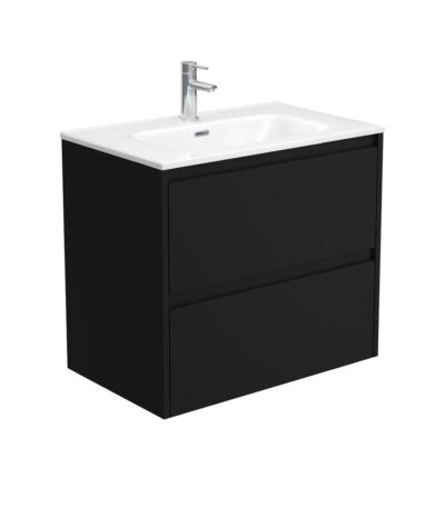 Joli Amato 750 Satin Black Wall-Hung Vanity
