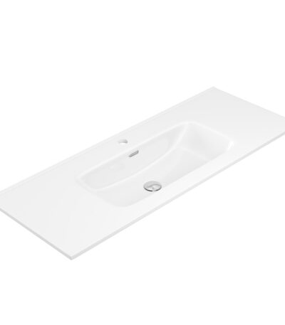 Joli Gloss Full Depth Ceramic Basin Top 1200mm 1TH