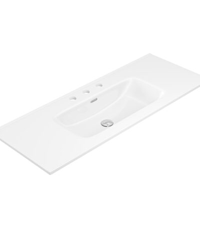 Joli Gloss Full Depth Ceramic Basin Top 1200mm 3TH