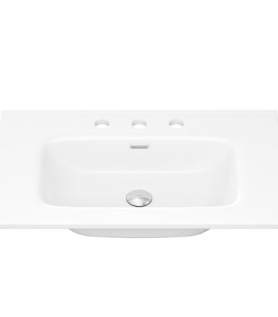 Joli Gloss Full Depth Ceramic Basin Top 750mm 3TH