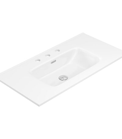 Joli Gloss Full Depth Ceramic Basin Top 900mm 3TH