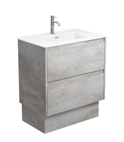 Joli Matte Amato Industrial 750 Vanity On Kickboard with Industrial Panels