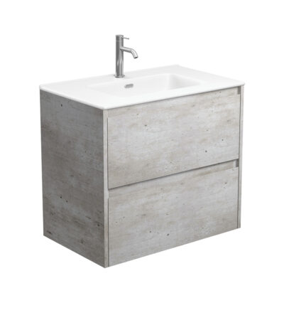 Joli Matte Amato Industrial 750 Wall Hung Vanity with Industrial Panels