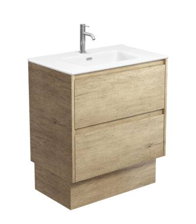 Joli Matte Amato Scandi Oak 750 Vanity On Kickboard with Scandi Oak Panels