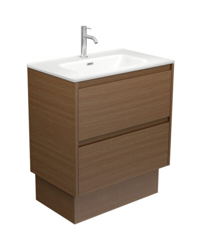 Joli Matte Amato Walnut 750 Vanity on Kickboard