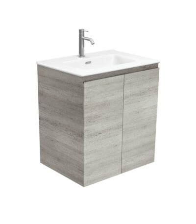 Joli Matte Edge Industrial 600 Wall Hung Vanity