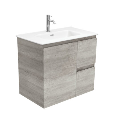 Joli Matte Edge Industrial 750 Wall Hung Vanity