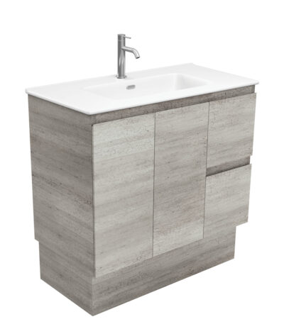 Joli Matte Edge Industrial 900 Vanity On Kickboard