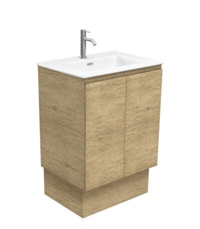 Joli Matte Edge Scandi Oak 600 Vanity On Kickboard