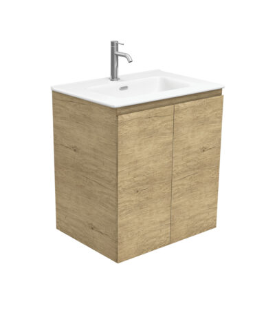 Joli Matte Edge Scandi Oak 600 Wall Hung Vanity