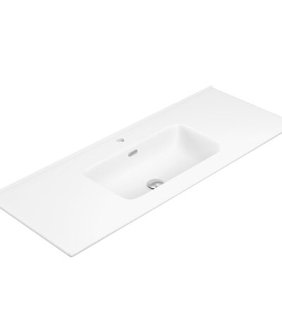 Joli Matte Full Depth Ceramic Basin Top 1200mm 1TH