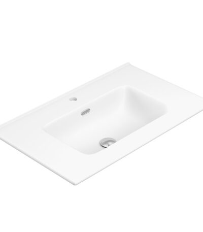 Joli Matte Full Depth Ceramic Basin Top 750mm 1TH