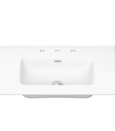 Joli Matte Full Depth Ceramic Basin Top 750mm 3TH