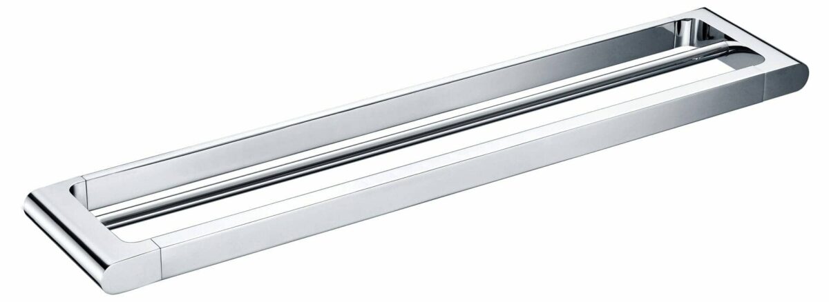 Kara Double Towel Rail 800mm - Chrome | 3604-800