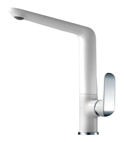 Kara Sink Mixer - Chrome & White | HYB11-101CW