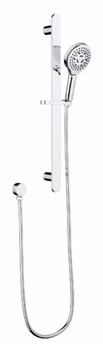 Kara Sliding Shower Rail - Chrome | HPA11-301