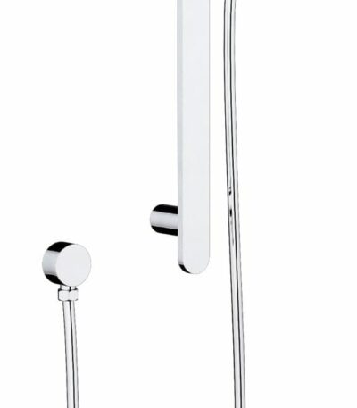 Kara Sliding Shower Rail - Chrome | HPA11-301