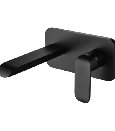 Kara Wall Basin Mixer - Matt Black | HYB11-601MB