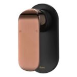 Kara Wall Mixer - Black & Rose Gold Handle | HYB11-301MB-R