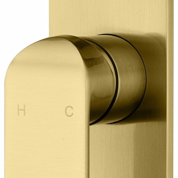 Kara Wall Mixer With Diverter - Brushed Gold | HYB11-501BG