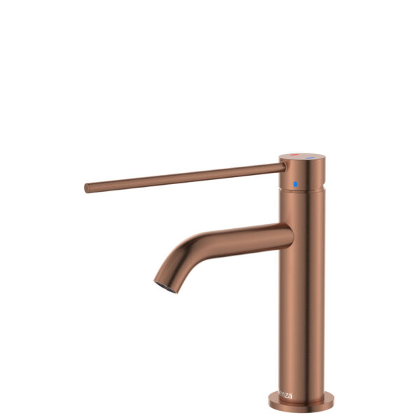 Kaya Care Basin Mixer, Brushed Copper