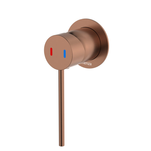 Kaya Care Wall Mixer, Brushed Copper