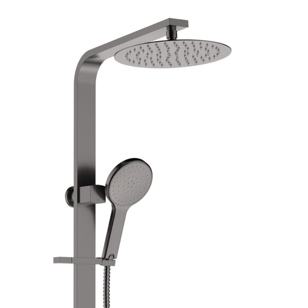 Kaya Deluxe Twin Shower, Gun Metal