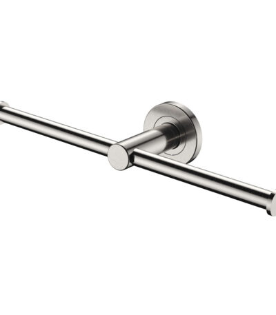 Kaya Double Toilet Roll Holder, Brushed Nickel