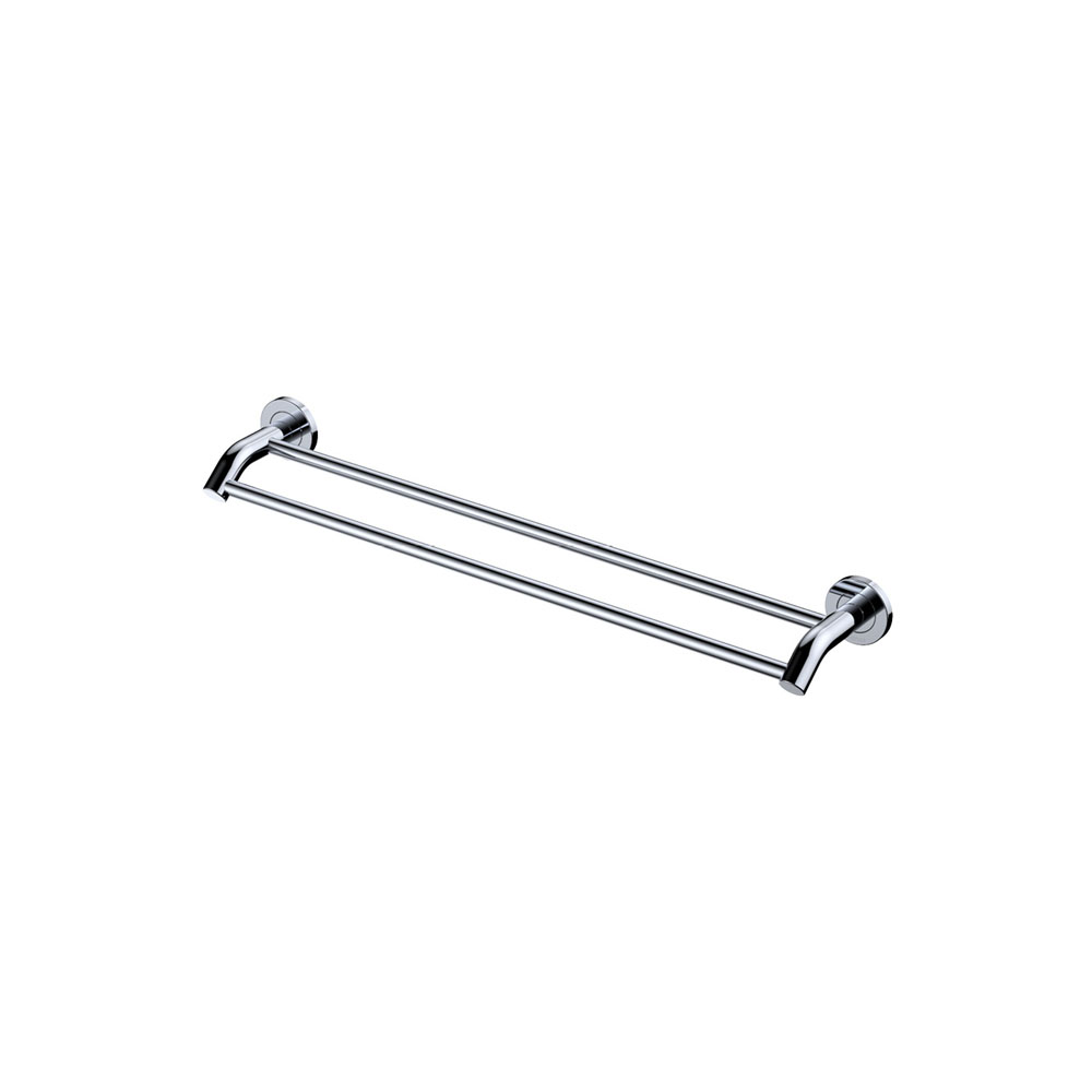 Kaya Double Towel Rail, 600mm, Chrome