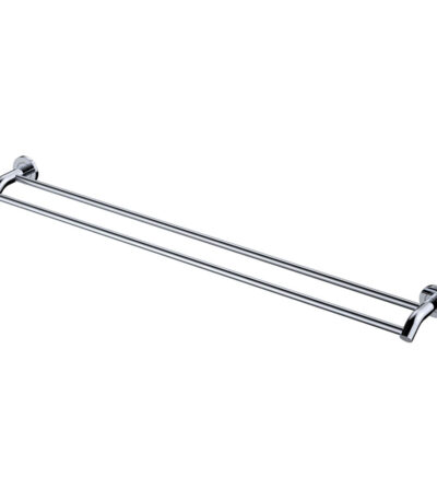 Kaya Double Towel Rail, 900mm, Chrome