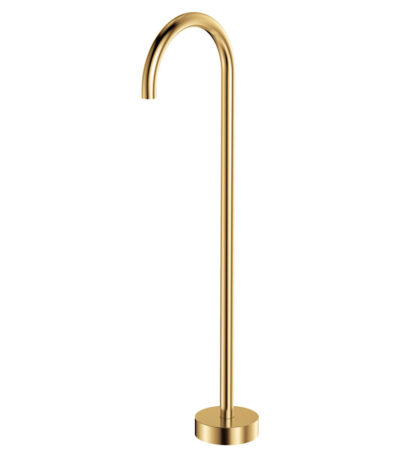 Kaya Gooseneck Floor Mounted Bath Outlet, Urban Brass