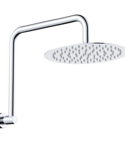Kaya Gooseneck Shower Arm Set, Chrome