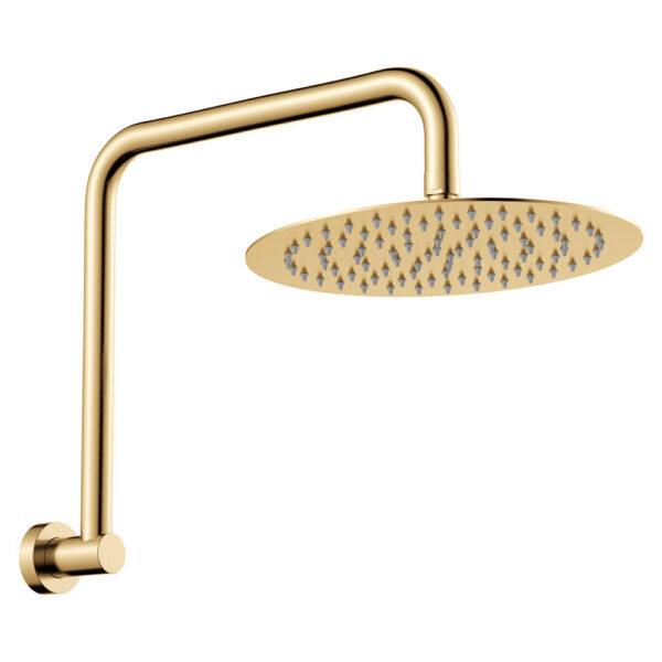 Kaya Gooseneck Shower Arm Set, Urban Brass