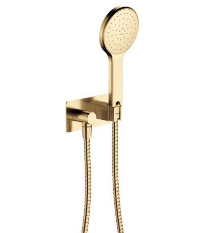 Kaya Hand Shower, Rectangular Plate, Urban Brass