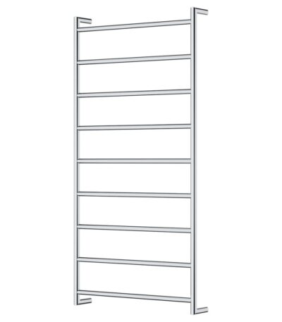 Kaya Heated Towel Rail, 600 x 1200mm, Chrome