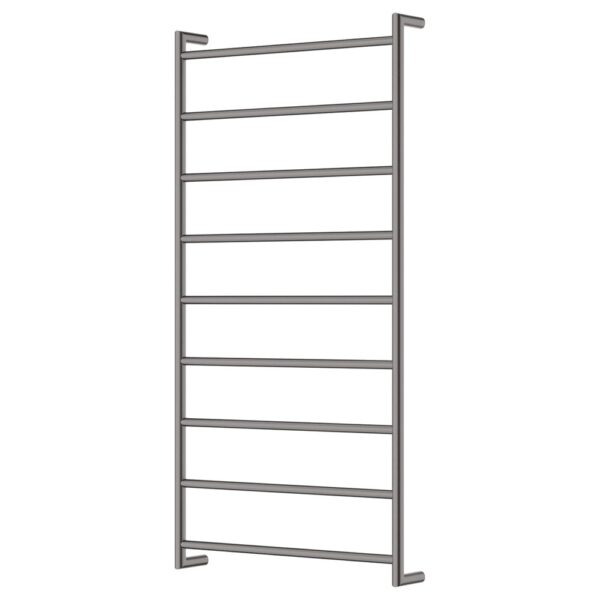 Kaya Heated Towel Rail, 600 x 1200mm, Gun Metal