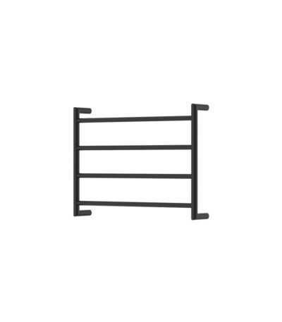 Kaya Heated Towel Rail, 600 x 450mm, Matte Black