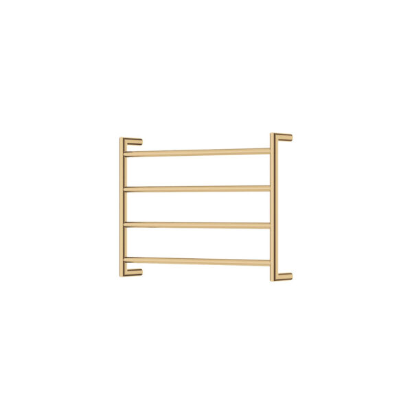 Kaya Heated Towel Rail, 600 x 450mm, Urban Brass